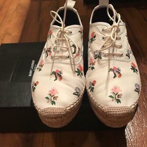 Authentic YSL platform espadrilles